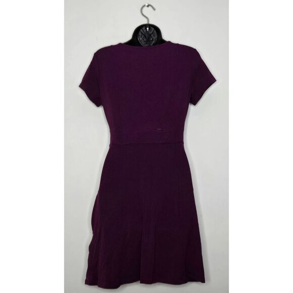 Scottevest Daisy Dress Size XS Hidden  Pockets Purple Knit Stretch - Picture 4 of 7
